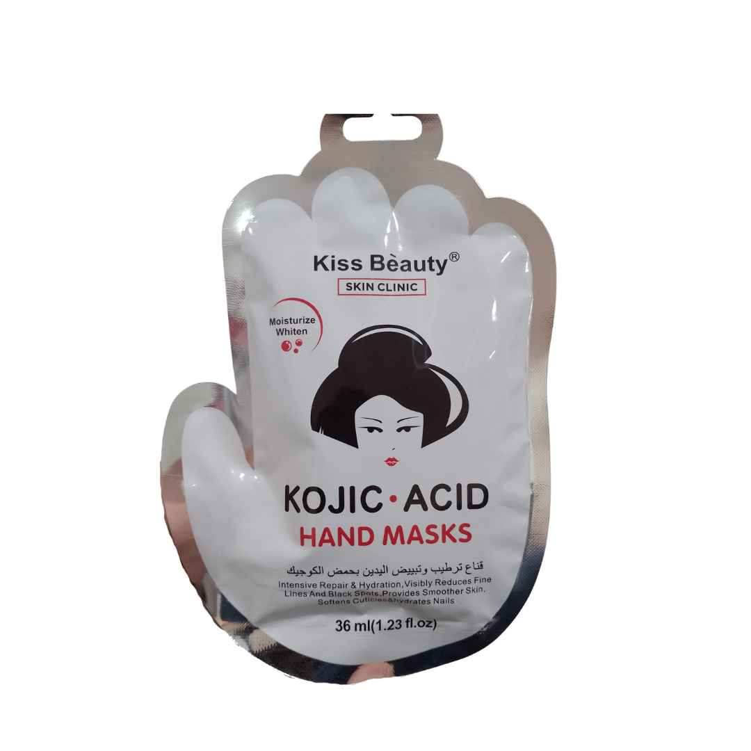 MASCARILLA DE MANOS CON ÁCIDO KÓJIC KISS BEAUTY