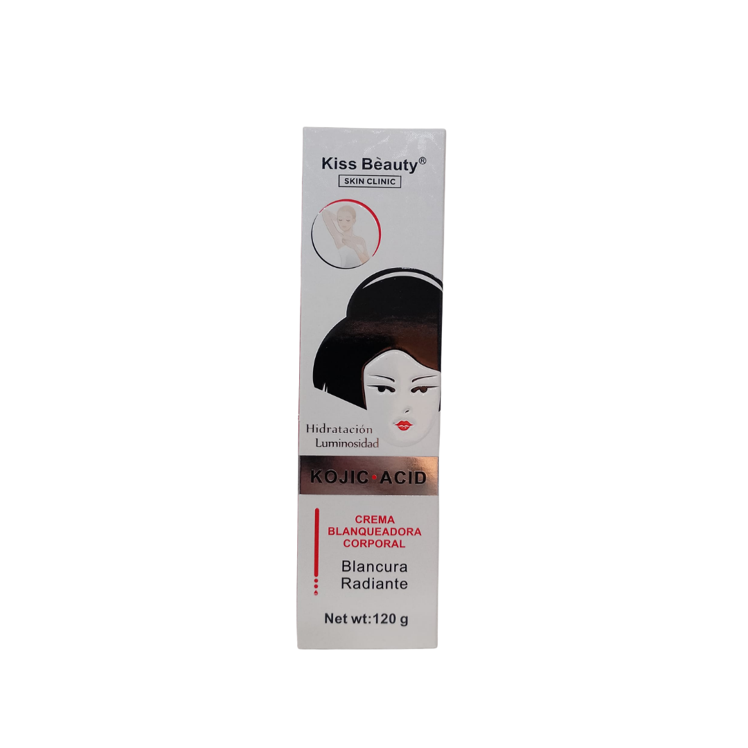 CREMA BLANQUEADORA CORPORAL ÁCIDO KÓJICO KISS BEAUTY