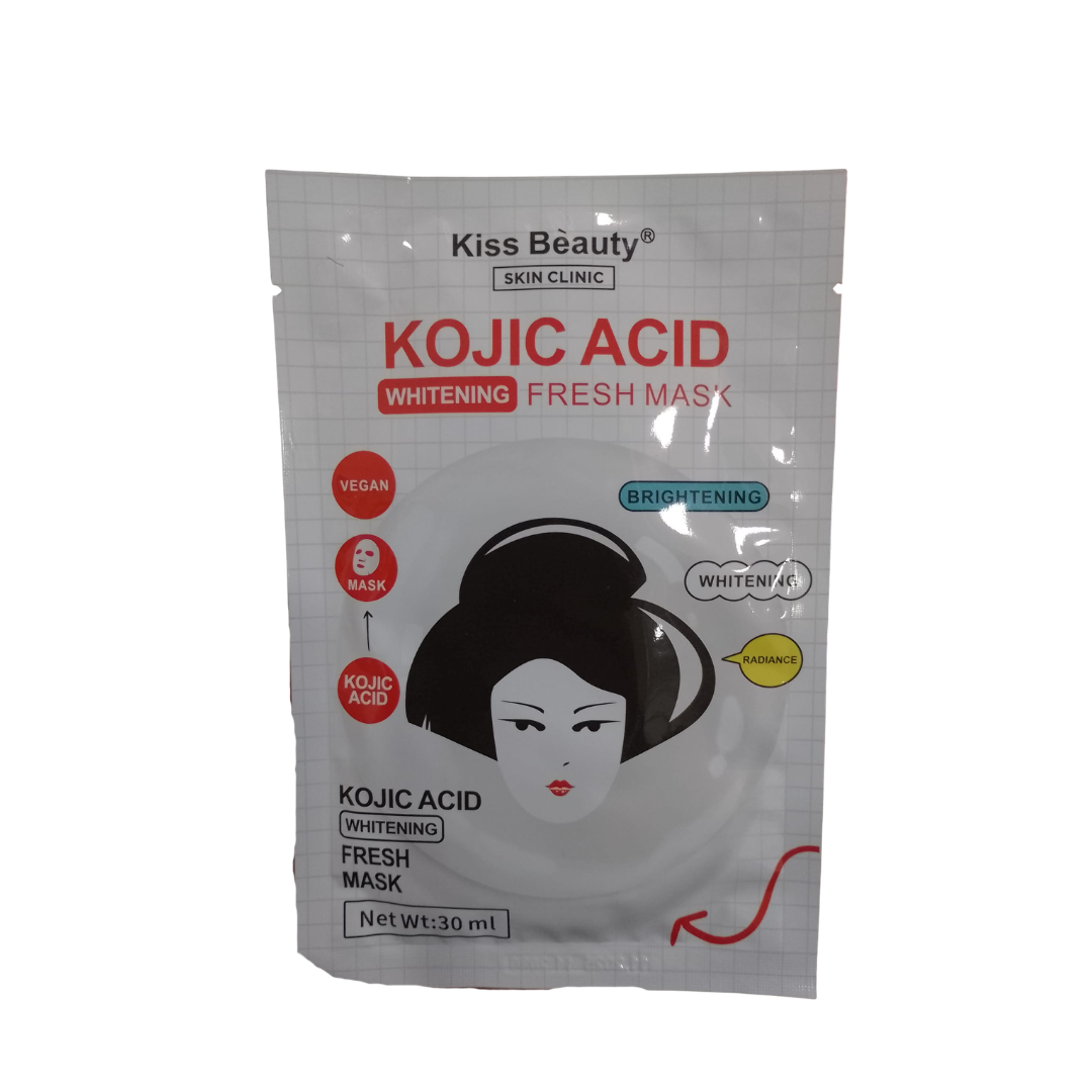 MASCARILLA FACIAL ÁCIDO KÓJIC KISS BEAUTY