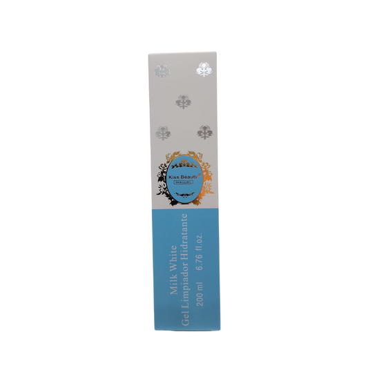 GEL LIMPIADOR FACIAL HIDRATANTE MILK WHITE KISS BEAUTY