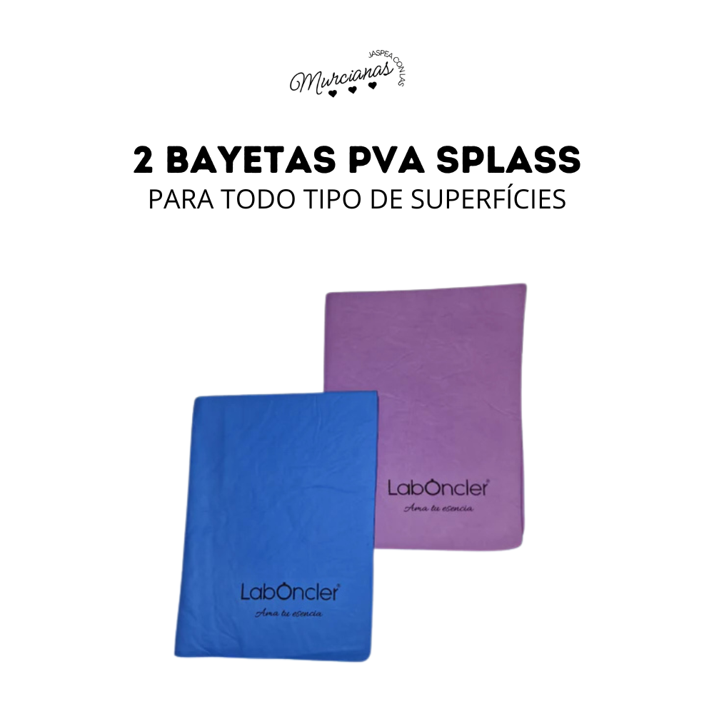 PACK 2 BAYETAS PVA SPLASS