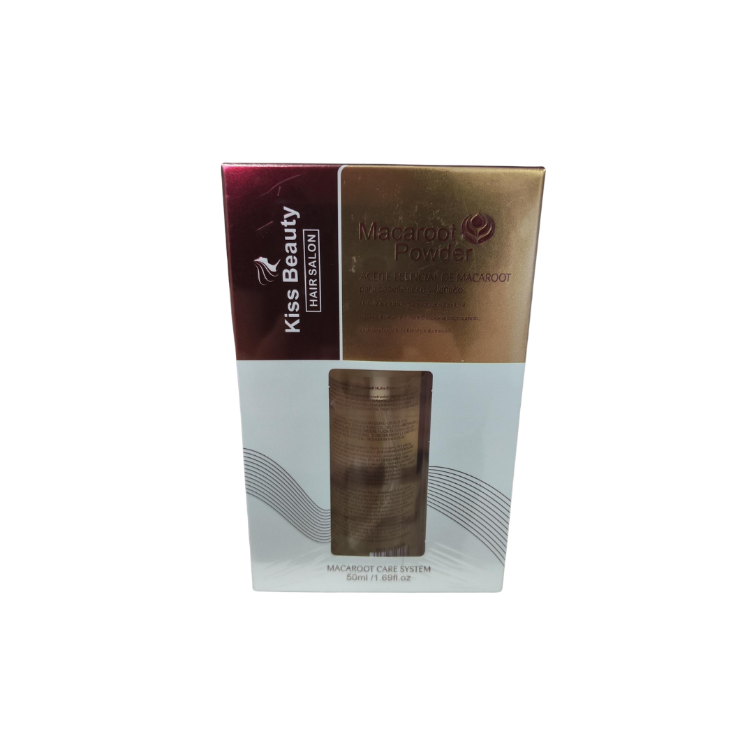 MACAROOT POWDER TRATAMIENTO CABELLO SECO Y DAÑADO KISS BEAUTY