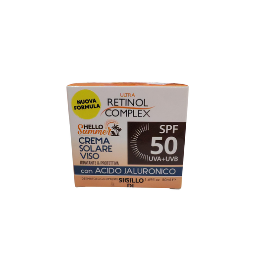 CREMA FACIAL SOLAR SPF50 RETINOL COMPLEX