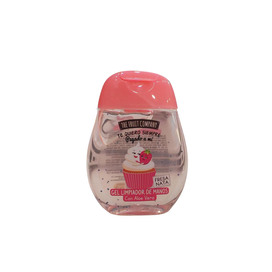 GEL HIDROALCOHÓLICO FRESA Y NATA THE FRUIT COMPANY