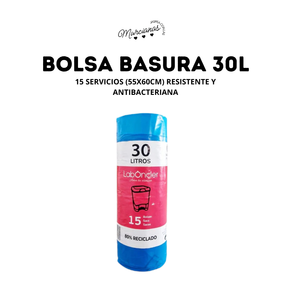 BOLSA BASURA 30L