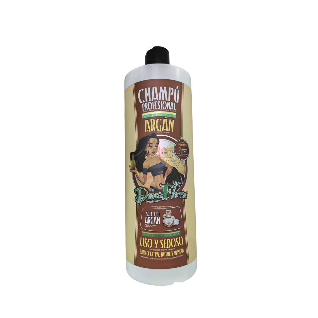 CHAMPÚ Y MASCARILLA LISO Y SEDOSO DOÑA FLORA
