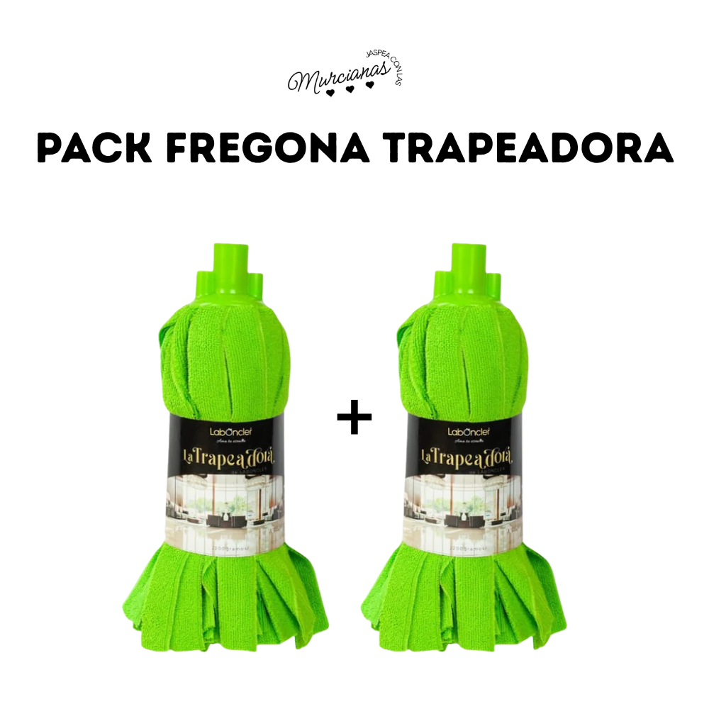 PACK FREGONA TRAPEADORA