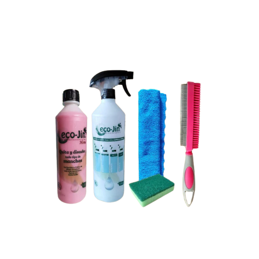 PACK 2: ECO-JIN + CEPILLO TEXTIL