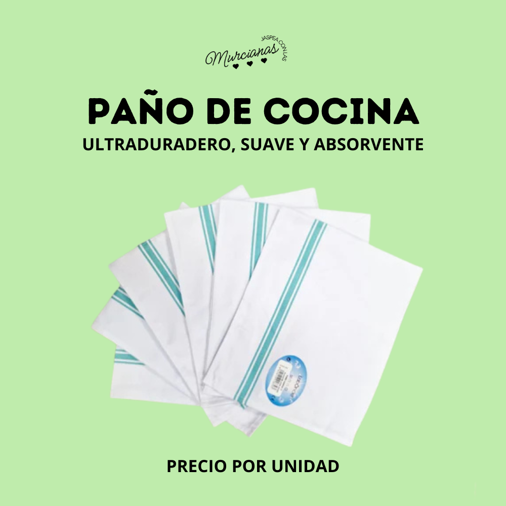 PAÑO DE COCINA - ALGODÓN EGIPCIO