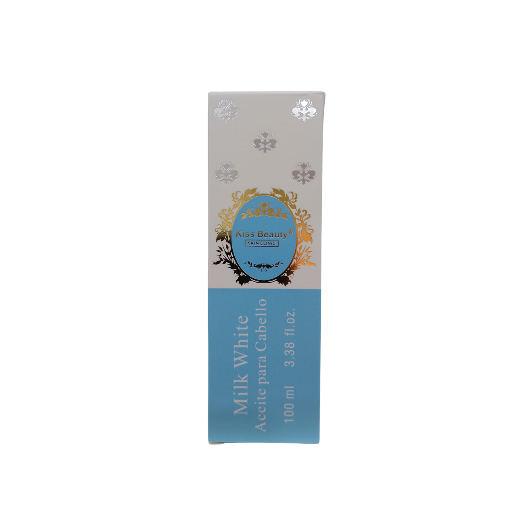 ACEITE PARA CABELLO MILK WHITE KISS BEAUTY