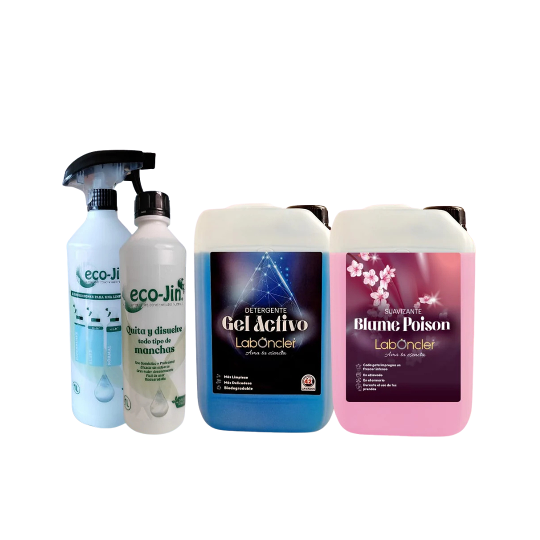 ECO PACK: ECO-JIN NEUTRO + DETERGENTE Y SUAVIZANTE