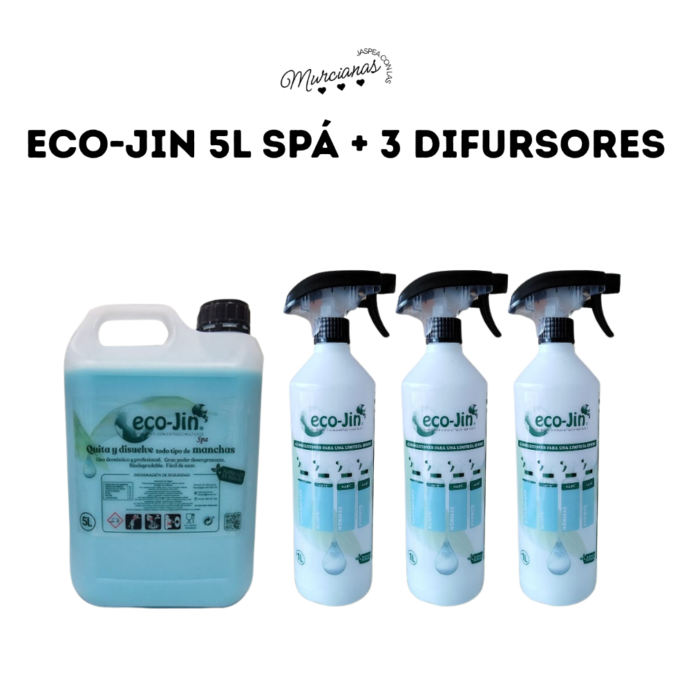 ECO-JIN 5L SPÁ + 3 DIFUSORES