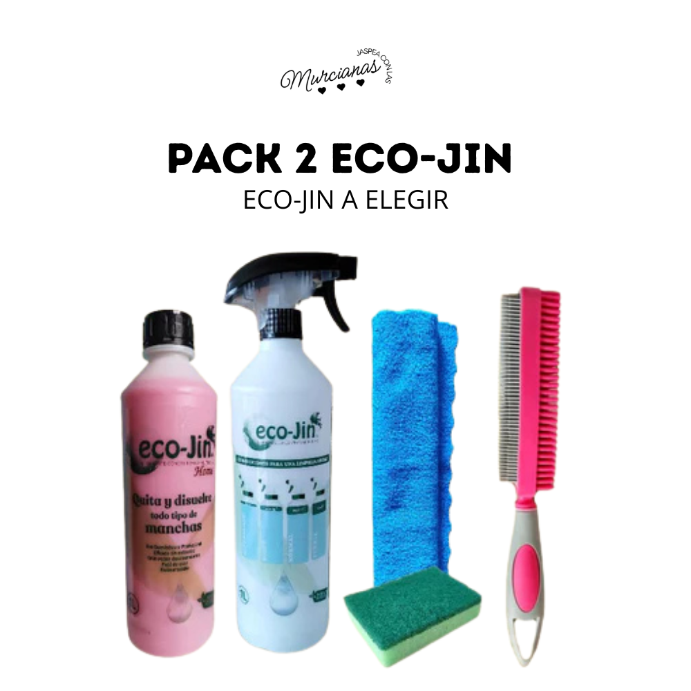 PACK 2: ECO-JIN + CEPILLO TEXTIL