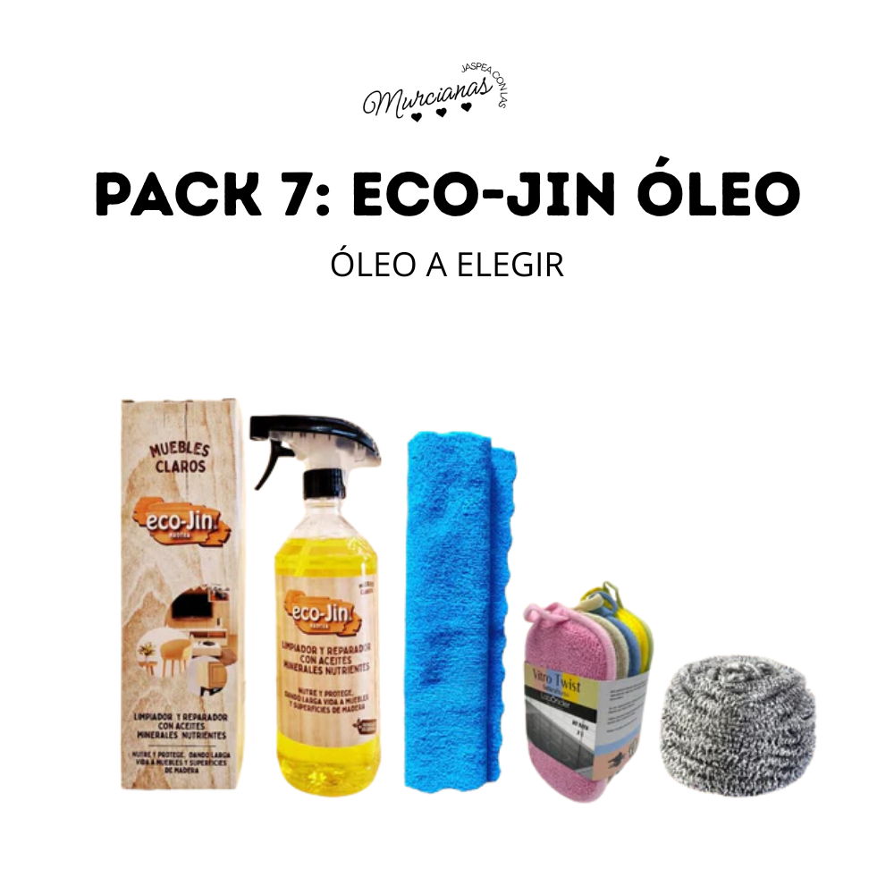 PACK 7: ECO-JIN ÓLEO (maderas a elegir)