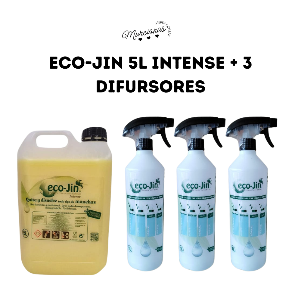 ECO-JIN 5L INTENSE + 3 DIFUSORES
